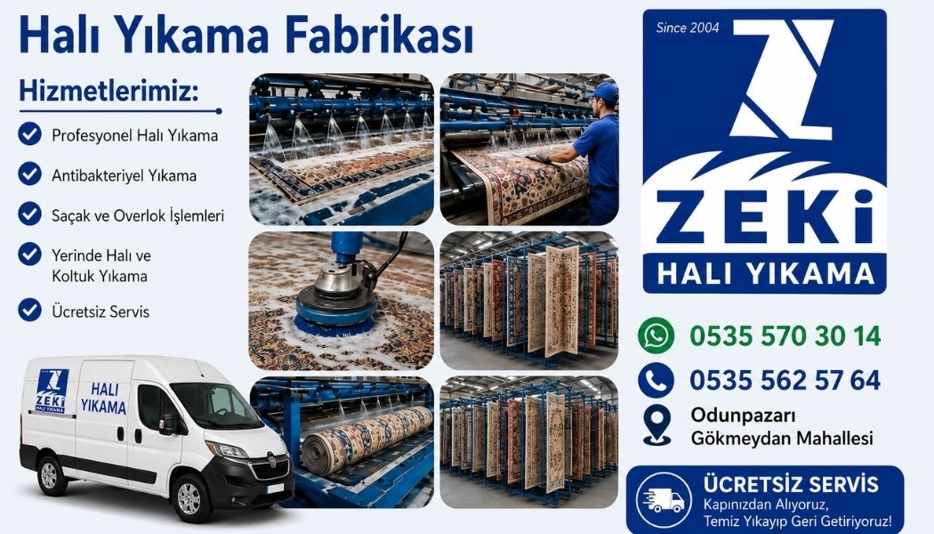 Odunpazarı Gökmeydan Mahallesi Halı Yıkama Teknolojileri